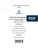 PROYECTO de COMERCIO EXTERIOR (Proyecto de Comercio Exterior 2023)