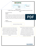 U2 TAREA 1 Elaborar Mapas Conceptuales Sobre Los Conceptos de Conservación de Masa y Energía.