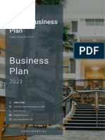 Resort Business Plan Example 