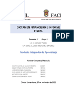 PIA Dictamen Financiero e Informe Fiscal