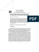 Static and Fatigue Analysis of A Cylinder