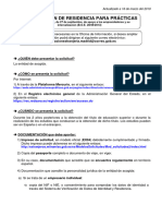 Estudiantes Residencia para Prácticas PDF