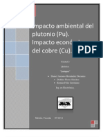 Plutonio y Su Impacto Ambiental