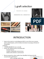 Acl Graft Selection PPTfinal Latest