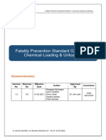 Chemical Loading & Unloading - Fatality Prevention Standard Guideline