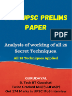 2022 UPSC Prelims Paper & 25 Tricks - Analysis