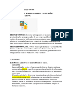 Concepto Naturaleza y Clasificación de Los Costos