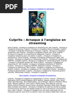 Culprits Arnaque À L'anglaise en Streaming