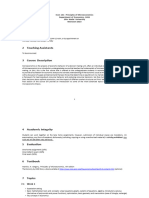 Course Outline ECO101 - Monsoon2023