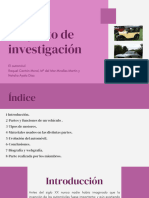 Presentación Proyecto de Investigación Minimalista Verde y Beige