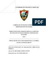 Esquema Producto de Investigacion