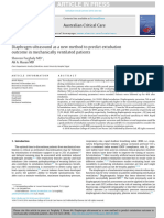 Diaphragm Ultrasound As A New Method To Predict Extubation Outcome in Mechanically Ventila