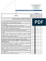 Check List Equipos de Refrigeración KW