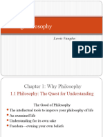 Vaughn Living Philosophy3e PPT Ch01