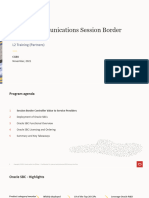 Oracle Communications Session Border Controller - Solution Engineer Presentation Nov2021