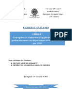 Cahier D'analyse