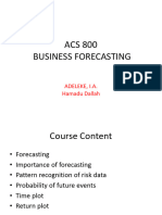 1.ACS 800 Dallah and Adeleke Business Forecasting