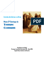 Livreto Cifras 3 Domingo Tempo Comum