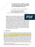 Ground-Borne Vibration Due To Railway Traffic A Review of Excitation Mechanisms, Prediction Methods and Mitigation Measures