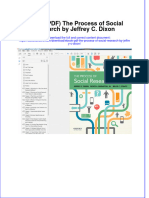 Full Download Ebook PDF The Process of Social Research by Jeffrey C Dixon PDF