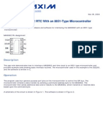 Interfacing A MAX6902 RTC With An 8051-Type Microcontroller: Description