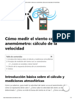 Cómo Medir El Viento Con Un Anemómetro - Cálculo de La Velocidad - El Anemómetro