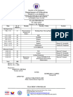 Class Program 2023-2024