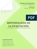 Actividad 3. Tablas de Evaluación de La Docencia