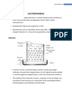 ELECTROPHORESIS