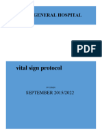 Adult Vital Sign Protocol