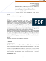 Contribution of Table Banking in The Empowerment of Women Entrepreneurs in Kenya: A Case of Eldoret Town