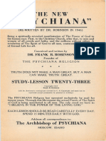 1946 Robinson New Psychiana Lesson 23