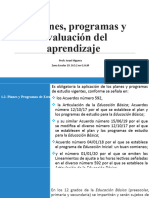 2 - Planes, Programas y Evaluación Del Aprendizaje