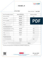 Vignesh R 22071471559 Jan 2024: Tcs NQT - It