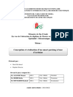 Conception Et Réalisation D'un Smart Parking À Base D'arduino