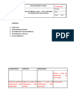 Procedimento LIRA - Lista Interna de Requisitos Aplicaveis