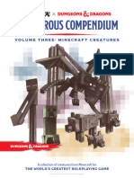 Minecraft Monstrous Compendium