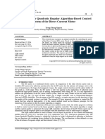 The Linear Quadratic Regular Algorithm-Based Control System of The Direct Current Motor