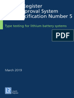 Test Specification Number 5