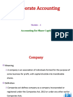 CA Module 1 Shares