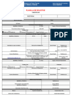 Planilla de Solicitud de Creditecho