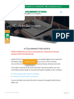 E-Courseware - NOUN