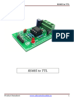 RS485 To TTL Converter Datasheet