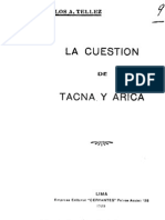 La Cuestión de Tacna y Arica. (1925)