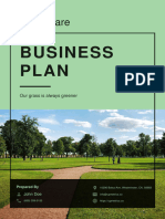 Lawn Care Business Plan Example