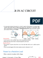 Power in Ac Circuit