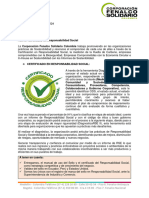 Propuesta Certificado de Responsabilidad Social - VISE