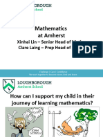 Maths Parent Workshop Jan 2020