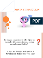 Féminin Et Masculin