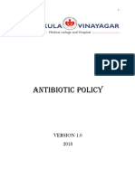 Antibiotic Policy